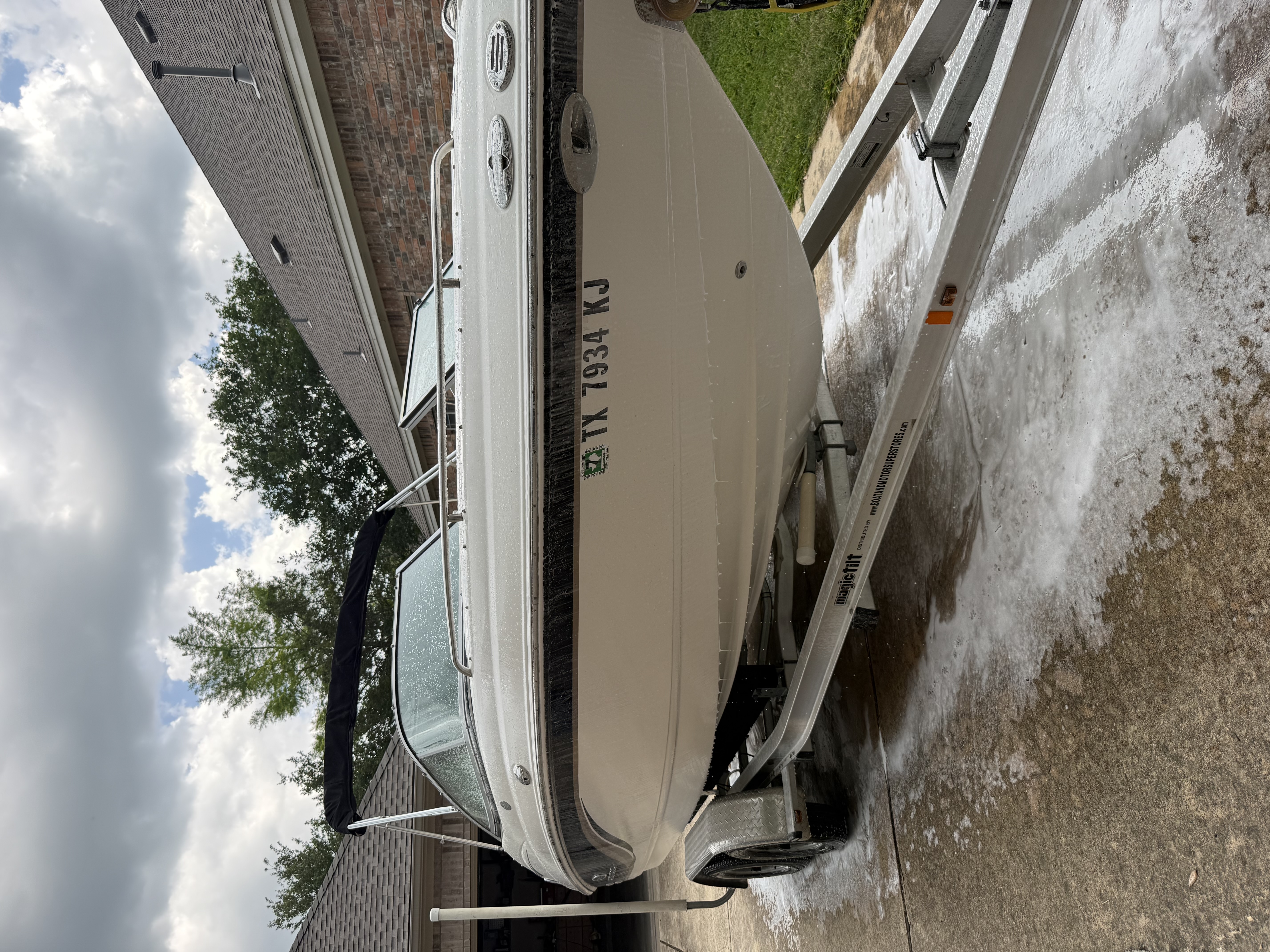 Boat Stage 1 — Full hand-wash detail