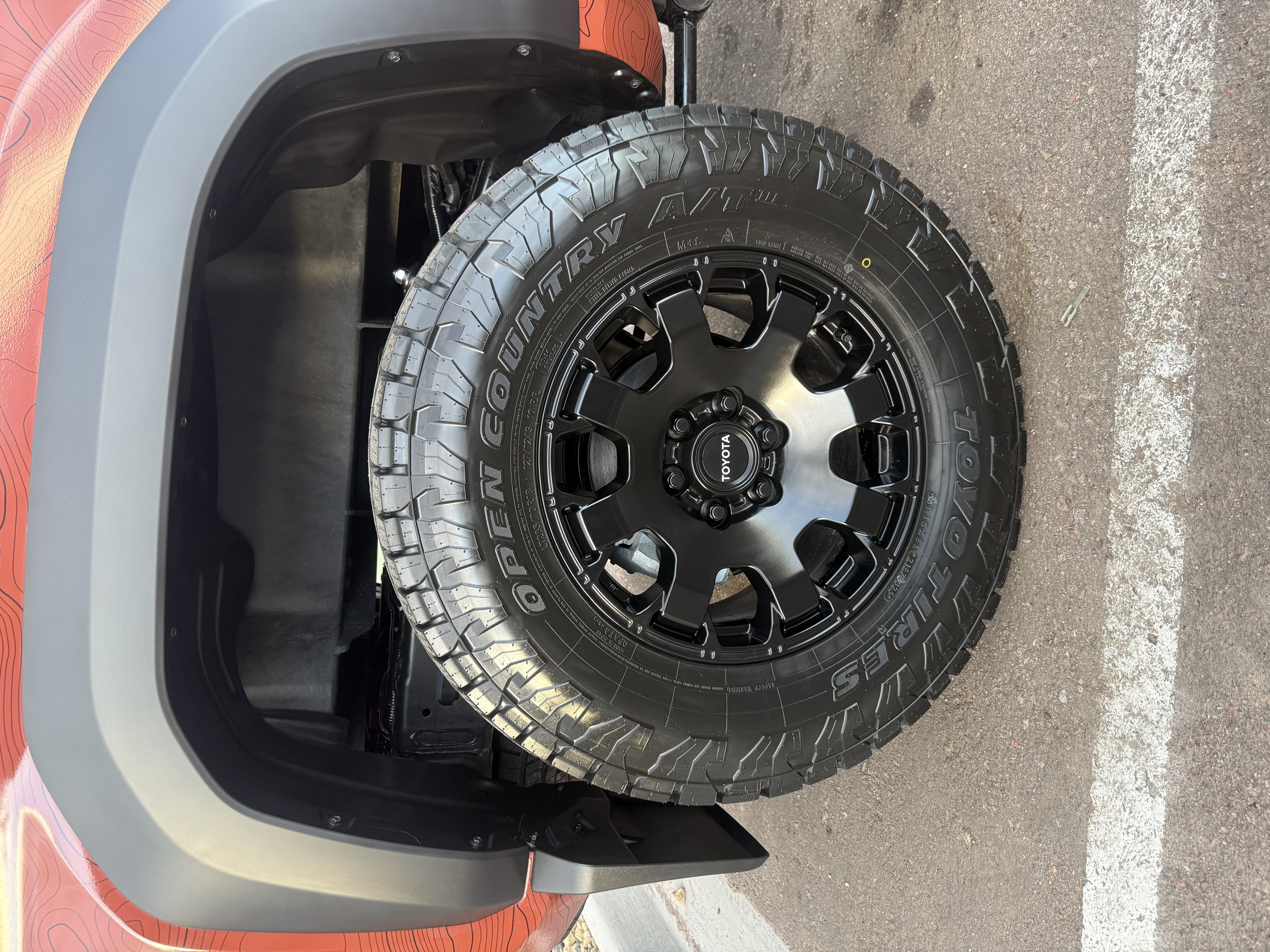 Toyota Tacoma wheel detail closeup
