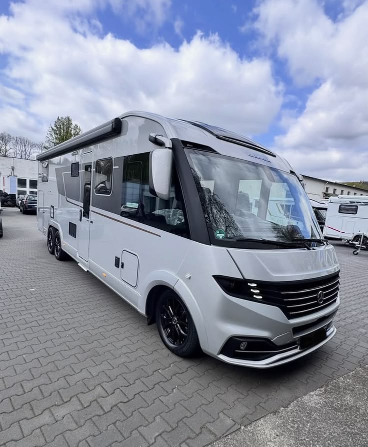 Luxury Class A motorhome detailing